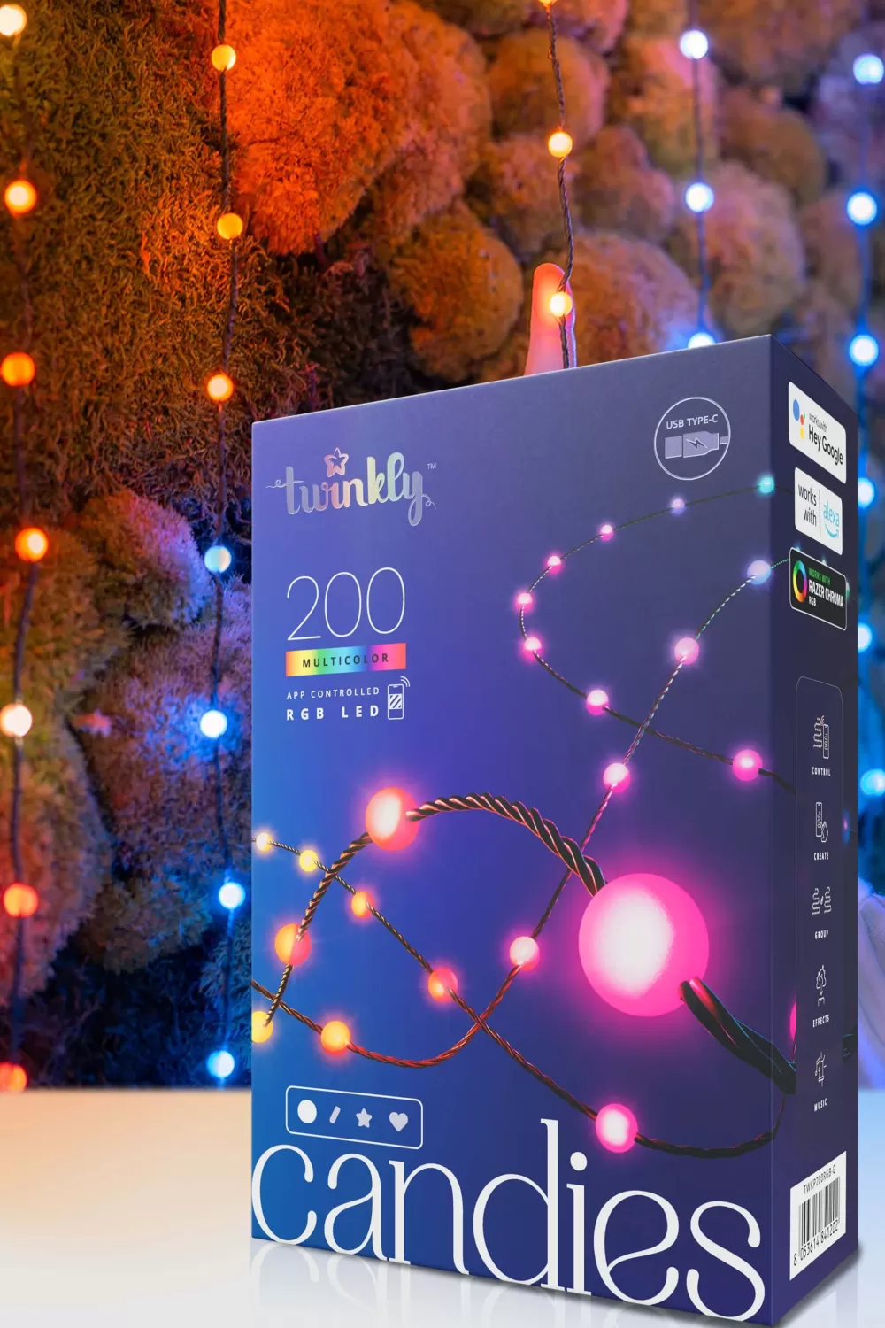 Christmas Tree World 100 Twinkly Candies String Lights (Pearls)< Smart Lighting | Twinkly Lights