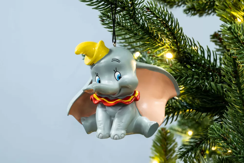 Christmas Tree World 11cm 3D Dumbo Hanging Ornament - Disney Licensed< Disney Licensed Decorations | Medium Christmas Baubles