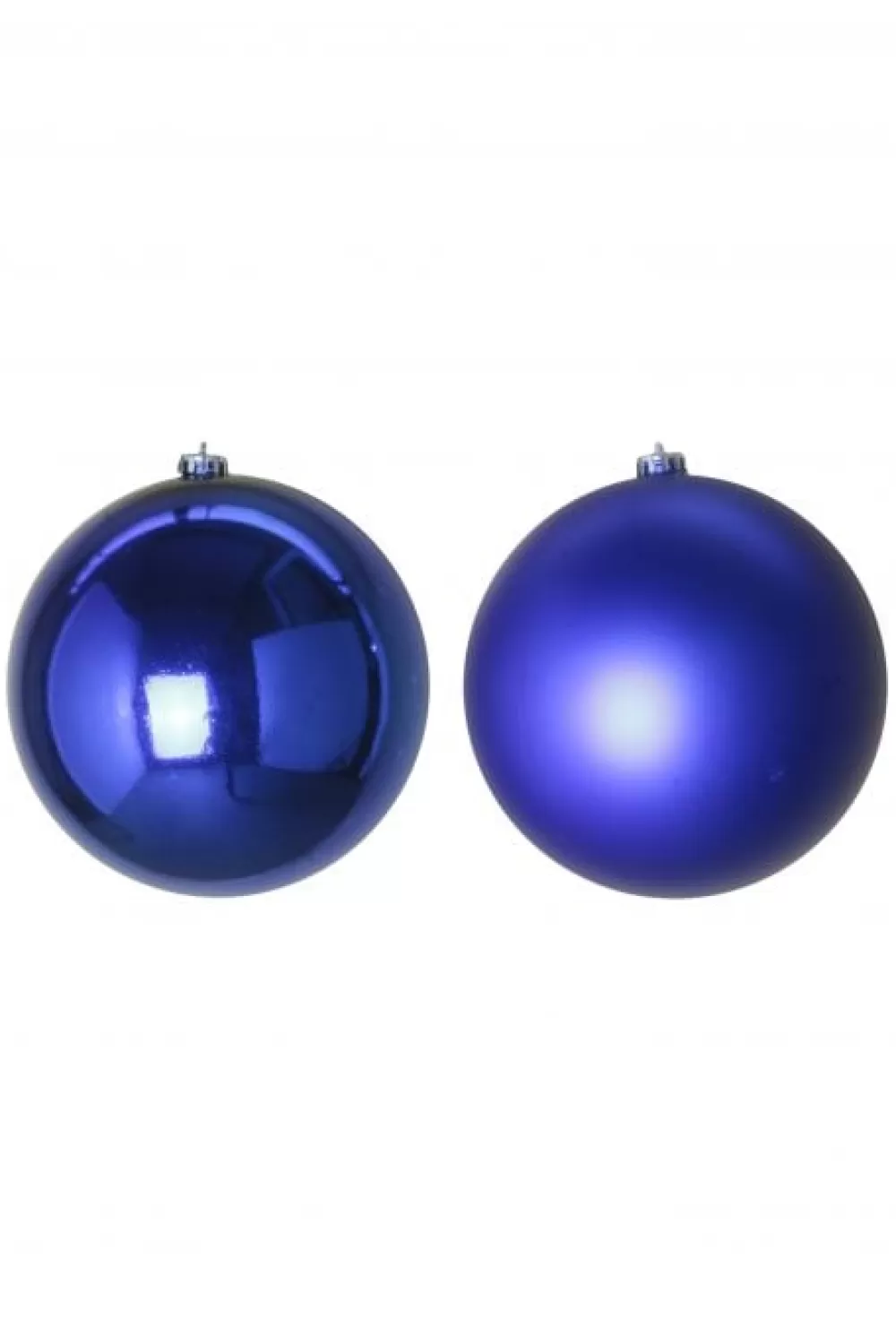 Christmas Tree World 15cm Blue Bauble Set Shiny/Matt (40 Pc)< Outdoor Christmas Baubles | Outdoor Christmas Baubles