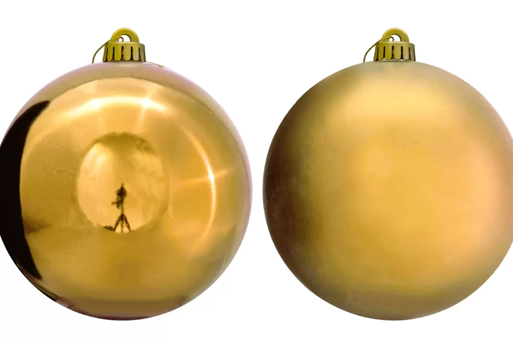 Christmas Tree World 15cm Gold Bauble Set Shiny/Matt (20 Pc)< Outdoor Christmas Baubles | Outdoor Christmas Baubles