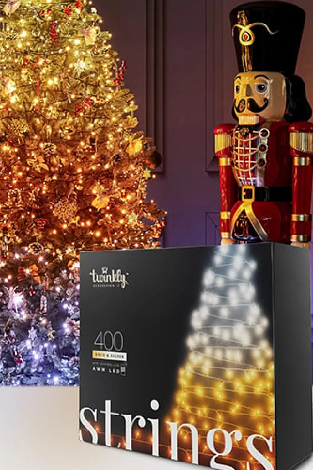 Christmas Tree World 400 AWW Twinkly App-Controlled String Lights< Smart Lighting | Twinkly Lights