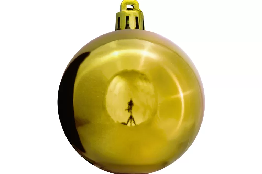 Christmas Tree World 6cm Gold Bauble Set Shiny/Matt (40 Pc)< Outdoor Christmas Baubles | Outdoor Christmas Baubles