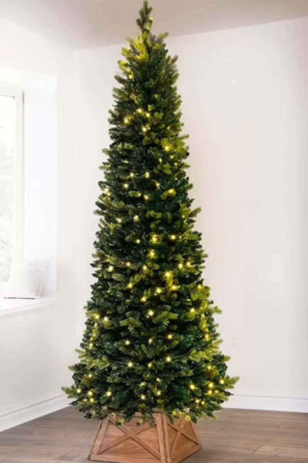 Christmas Tree World 7ft Pre-Lit Ultra Pop Up Tree< 7 Foot Pre Lit Christmas Trees | Pop Up Christmas Trees