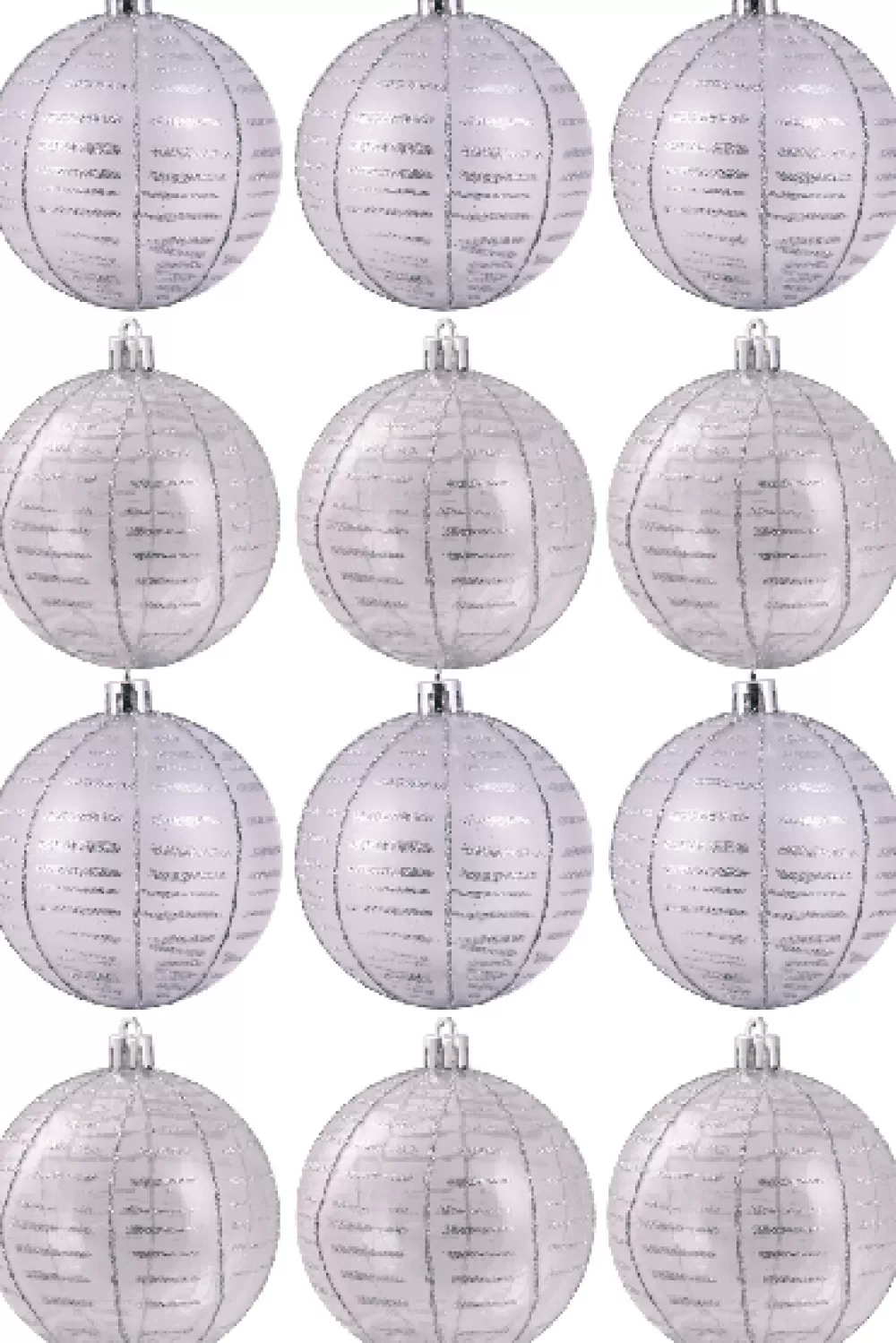 Christmas Tree World Hand Painted Shatterproof Bauble Design 12 (9-12 Pack)< Hand Painted Baubles