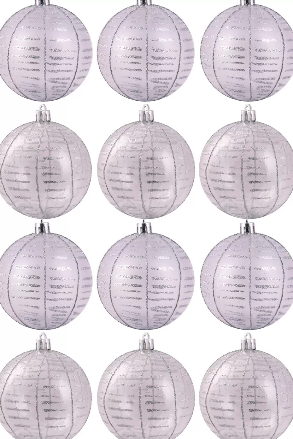 Christmas Tree World Hand Painted Shatterproof Bauble Design 12 (9-12 Pack)< Hand Painted Baubles