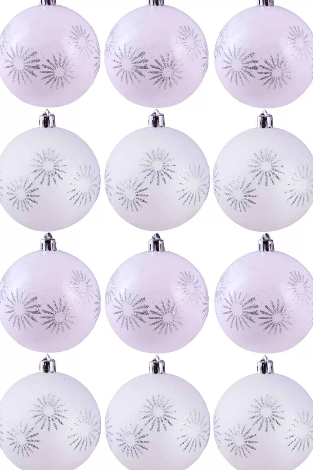 Christmas Tree World Hand Painted Shatterproof Bauble Design 18 (12 Pack)< Hand Painted Baubles