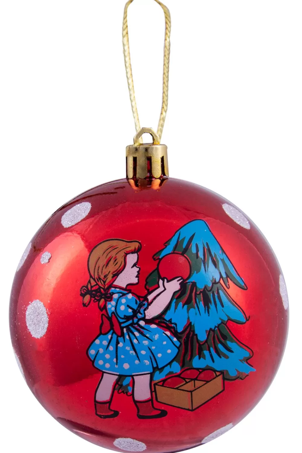 Christmas Tree World Hand Painted Shatterproof Bauble Design 41 (12 Pack)< Hand Painted Baubles