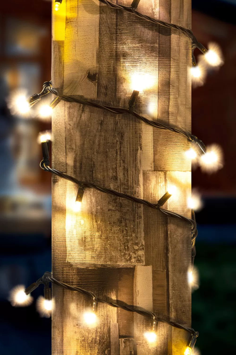 Christmas Tree World LED Rubber Cable Connectable Outdoor String Lights - Dual Colour Bright White/Warm White (IP65)< Connectable Lights | Christmas Tree World Brand
