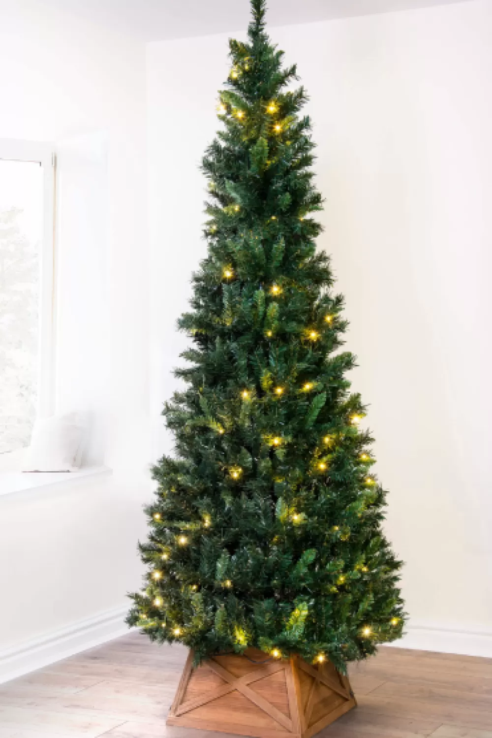 Christmas Tree World Pre-Lit Pop Up Christmas Tree (6ft To 7ft)< Pre-Lit Christmas Trees | Pop Up Christmas Trees