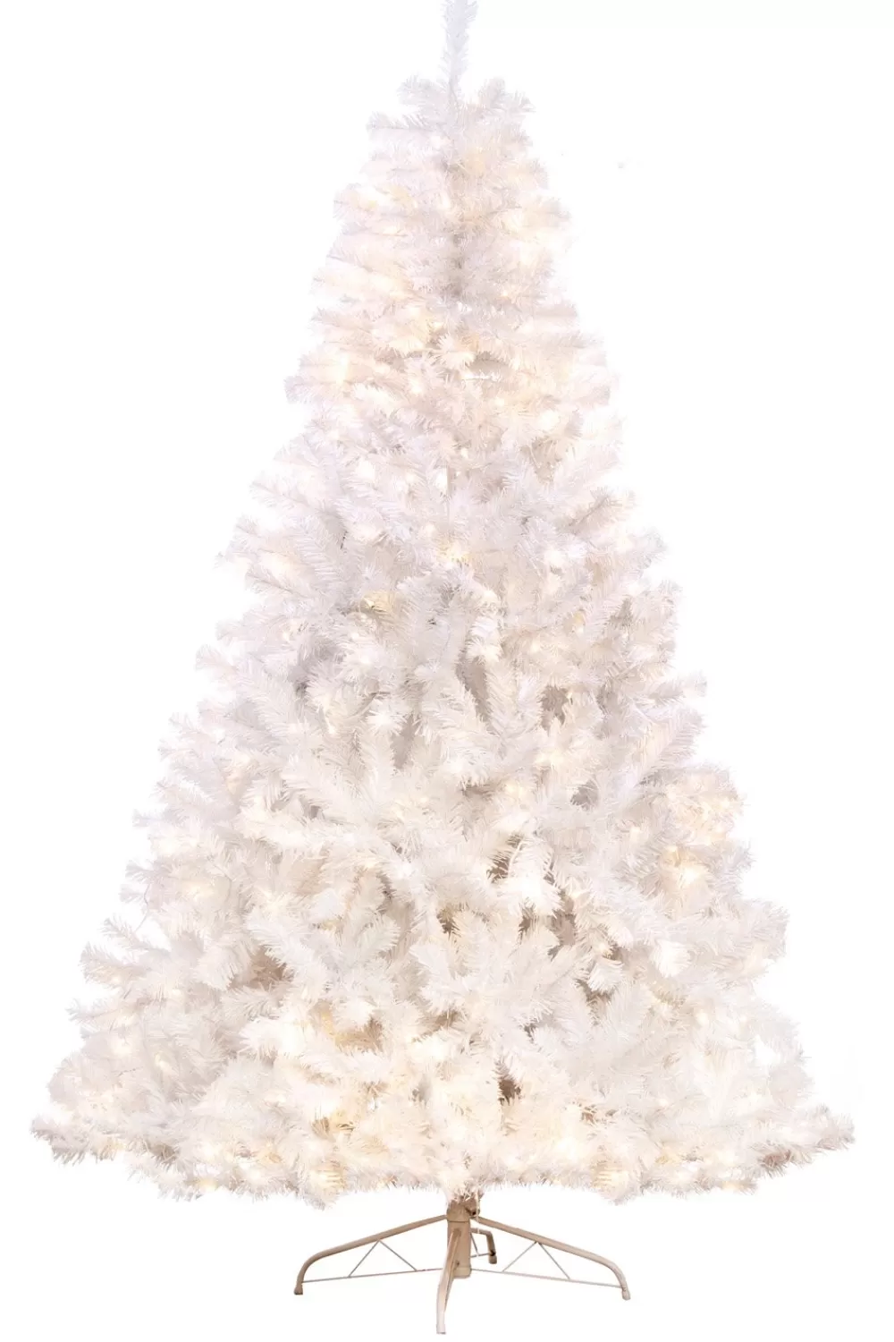 Christmas Tree World The 10ft Pre-lit Bianca Pine Tree With Warm White Lights< Large Commercial Christmas Trees | 10 Foot Pre Lit Christmas Trees