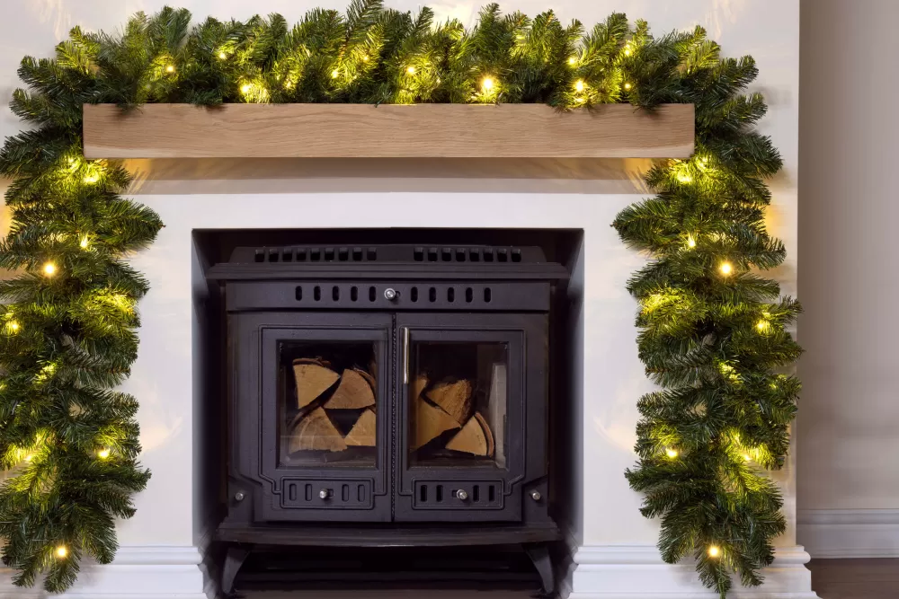 Christmas Tree World The 270cm Pre-lit Connectable Arbor Vitae Garland< Pre-Lit Christmas Garlands