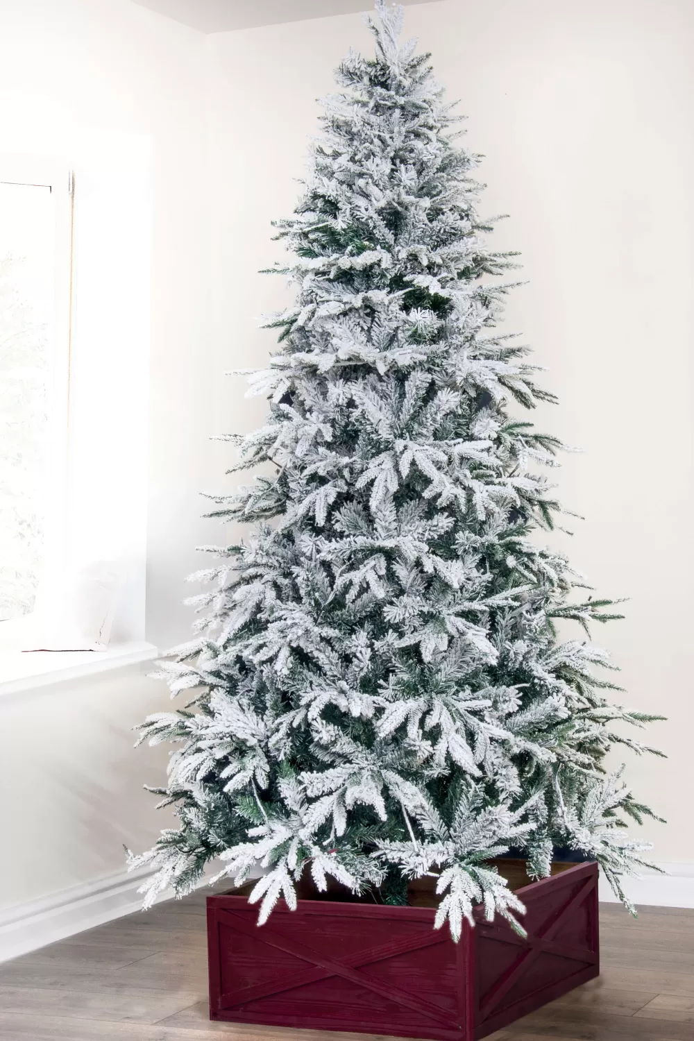 Christmas Tree World The 4ft Snowy Alpine Tree< Snowy Christmas Trees