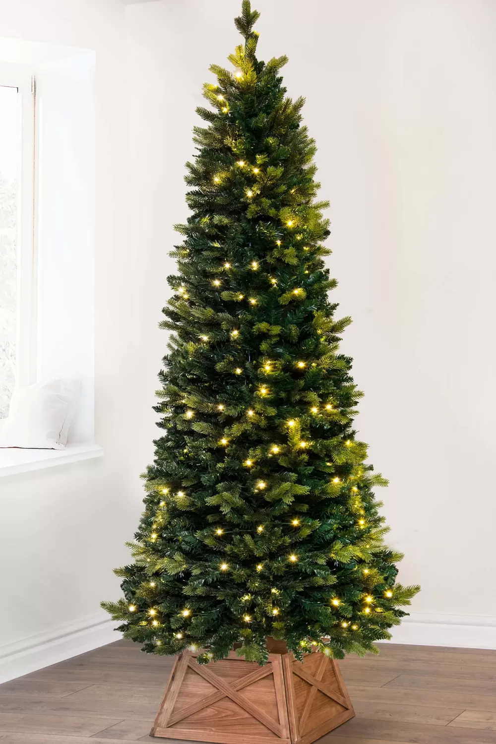 Christmas Tree World The 6ft Pre-Lit Ultra Pop Up Tree< 6 Foot Pre Lit Christmas Trees | Pop Up Christmas Trees
