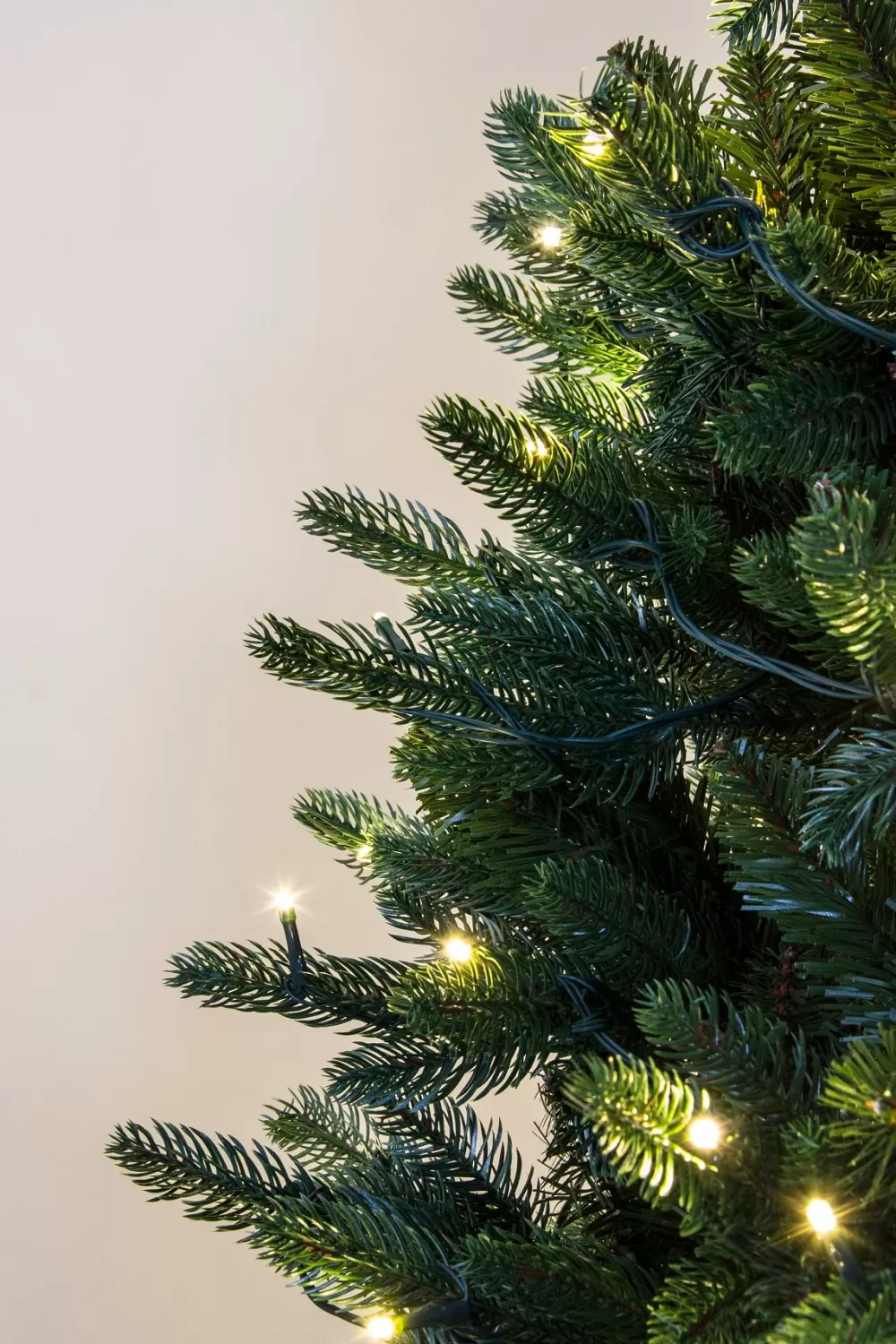 Christmas Tree World The 7ft Indoor/Outdoor Pre-lit Ultra Slim Mixed Pine< 7 Foot Pre Lit Christmas Trees | Outdoor Christmas Trees