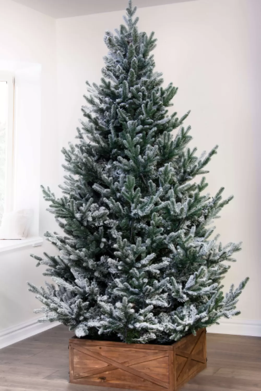 Christmas Tree World The Frosted Ultra Mountain Pine (6ft To 7ft)< Snowy Christmas Trees | Unlit Christmas Trees