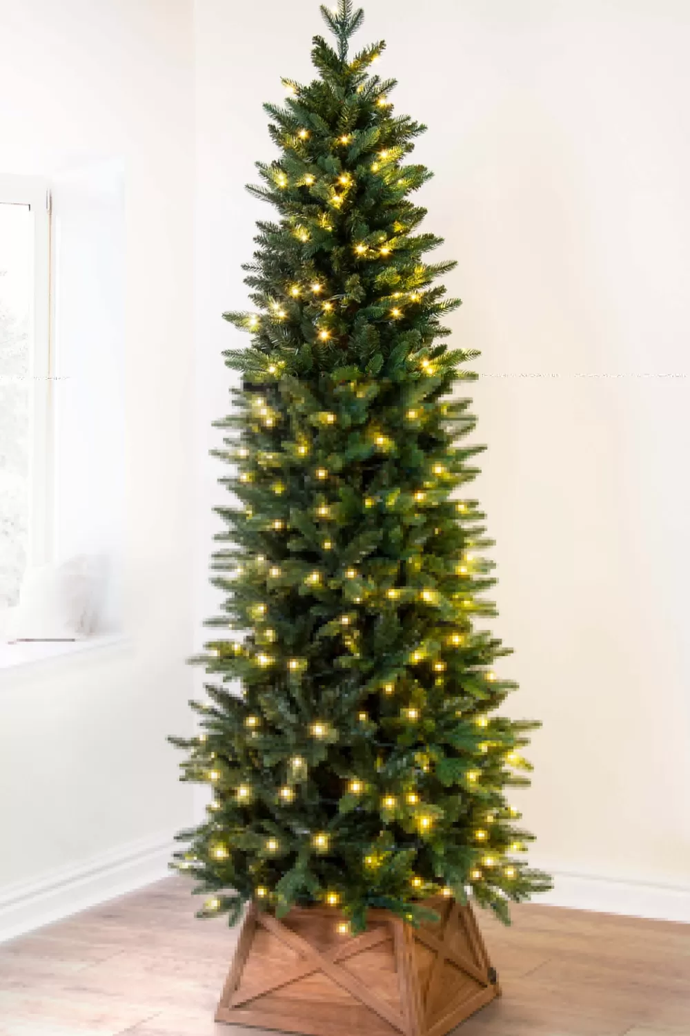 Christmas Tree World The Pre-lit Ultra Slim Mixed Pine (6ft-12ft)< Pre-Lit Christmas Trees