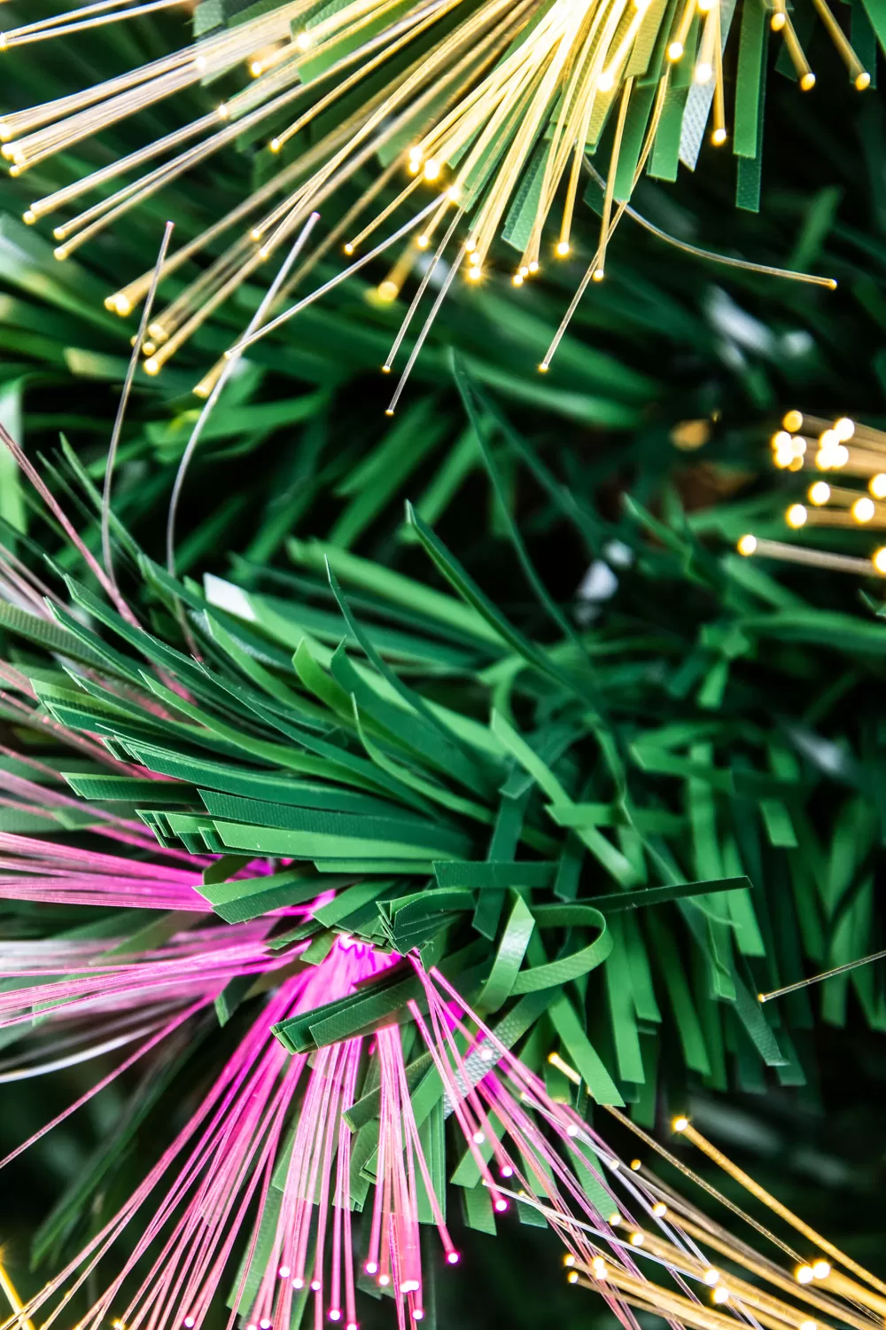 Christmas Tree World The Vesuvius Fir Fibre Optic Christmas Tree (3ft To 8ft)< Fibre Optic Christmas Trees | Pre-Lit Christmas Trees