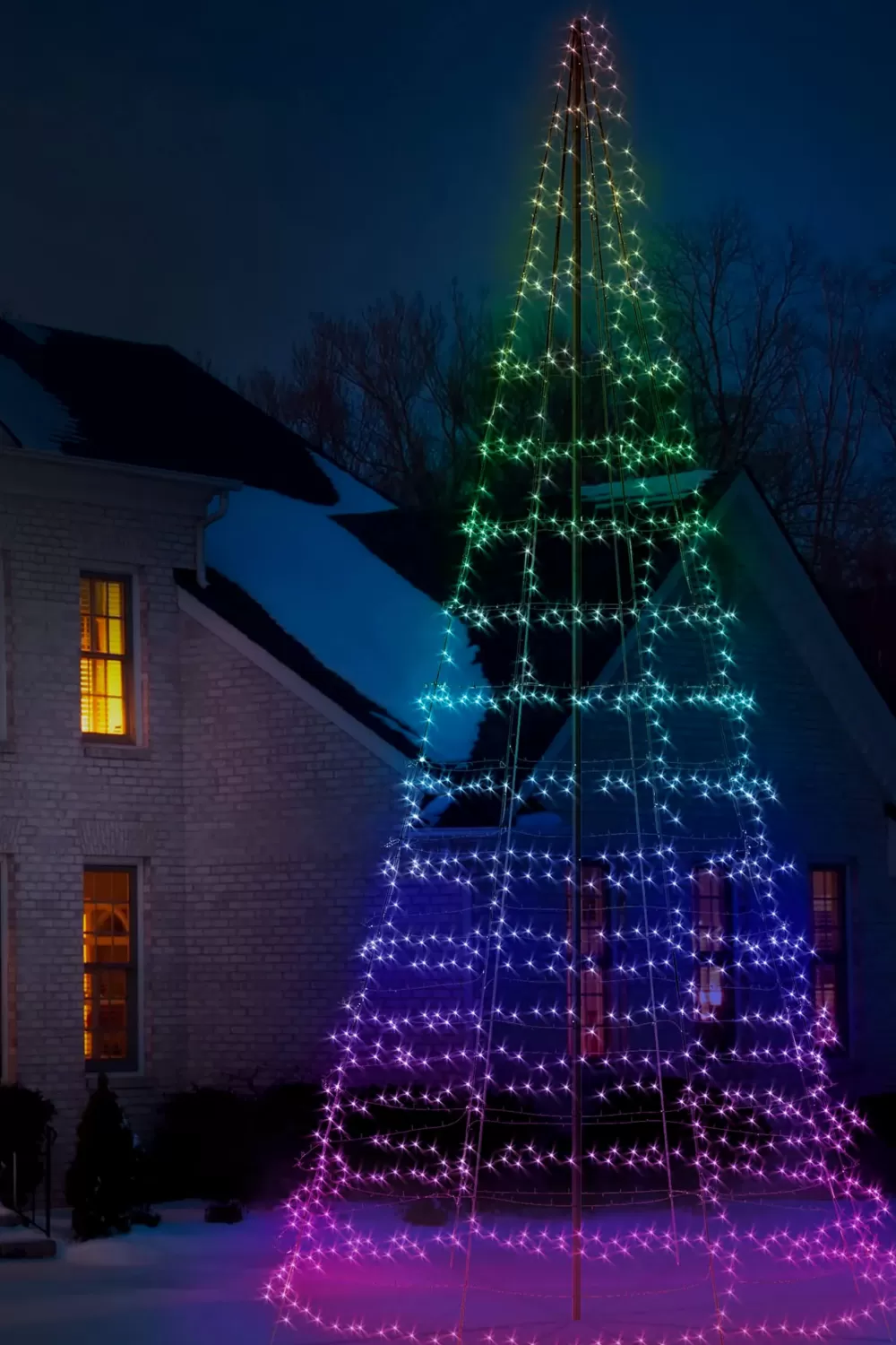 Christmas Tree World Twinkly 3m App-Controlled Outdoor Tree (450 LEDs)< Smart Lighting | Twinkly Lights